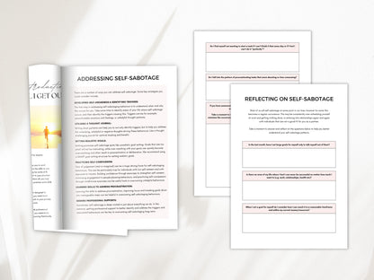 Overcoming Self-Sabotage Worksheets PDF