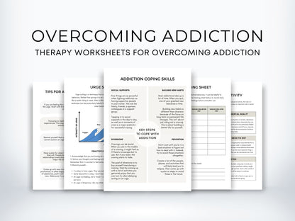 Overcoming Addiction Worksheets