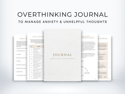 Overthinking Journal for Anxiety PDF