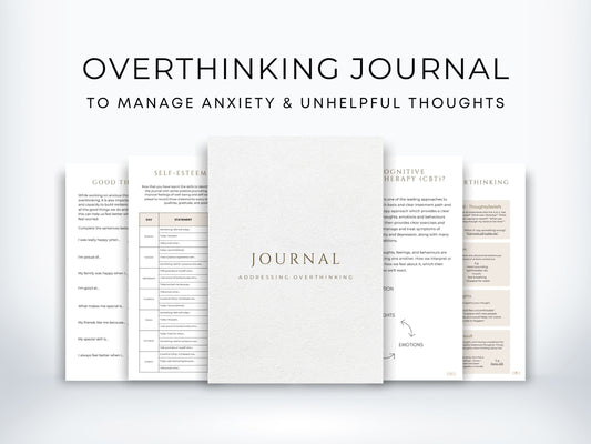 Overthinking Journal for Anxiety PDF