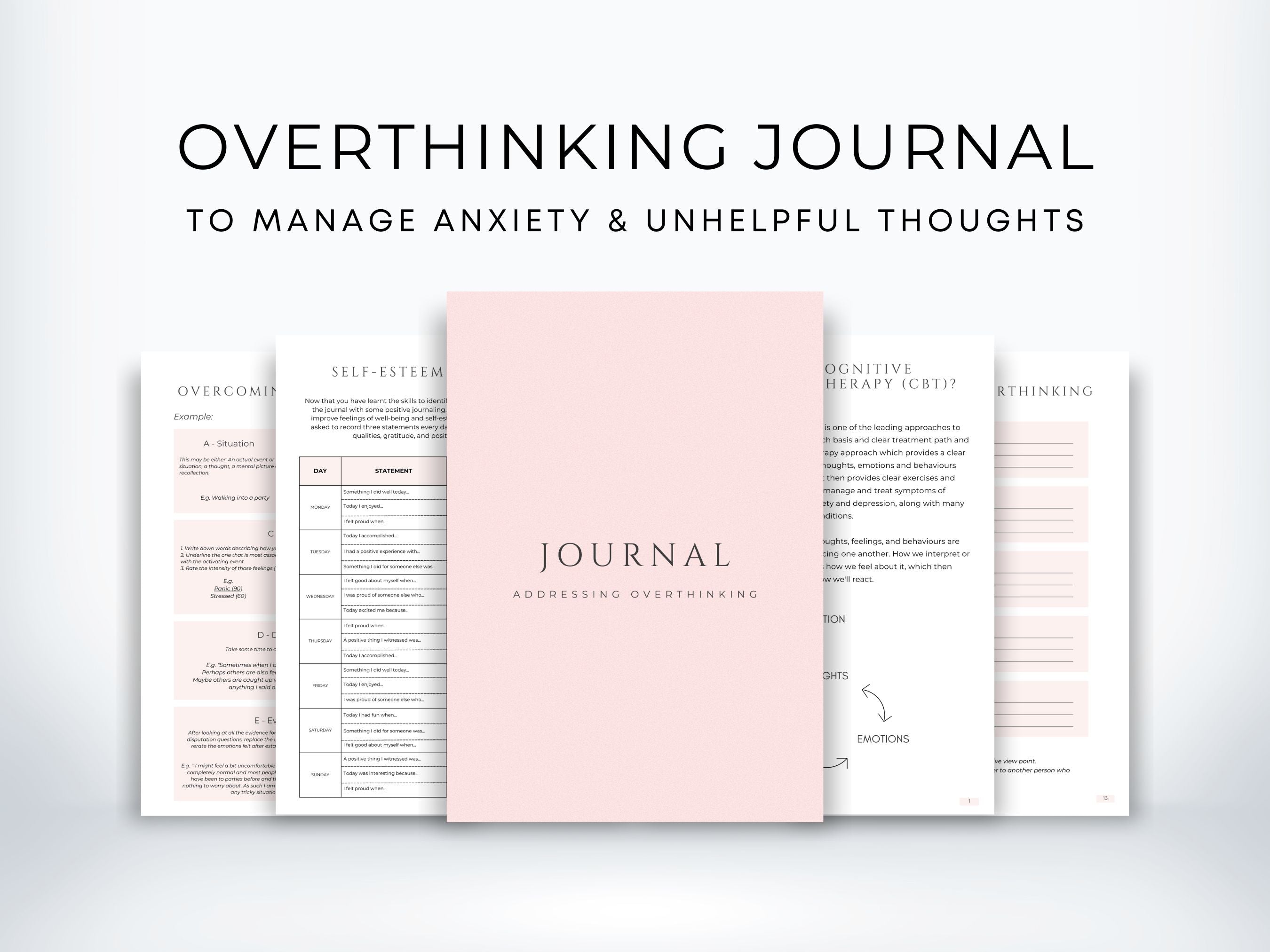 Adhd Overthinking ADHD Worksheets | My Thriving Mind