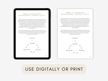 Overthinking Journal for Anxiety PDF