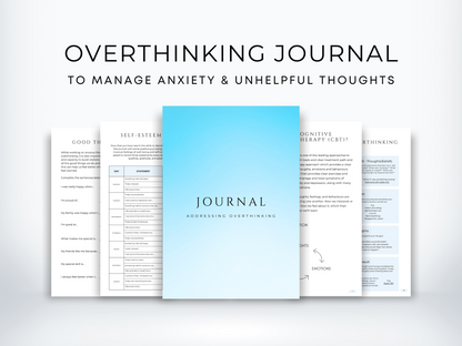 Overthinking Journal for Anxiety PDF