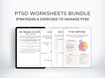 PTSD Worksheets Bundle