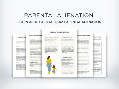 Parental Alienation Therapy Worksheets