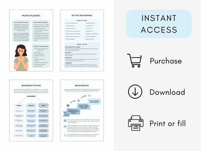 People Pleasing Worksheets PDF