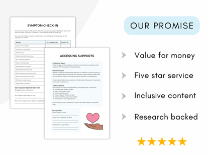 Perinatal Mood & Anxiety Disorders (PMADs) Worksheets