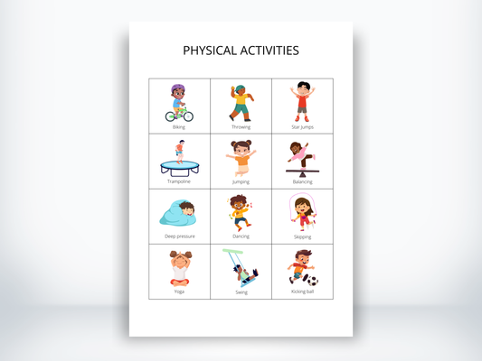 Physical Activity Cards PDF