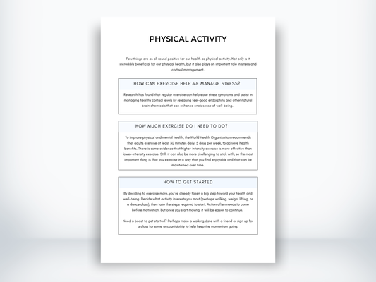 Physical Activity for Cortisol Management PDF