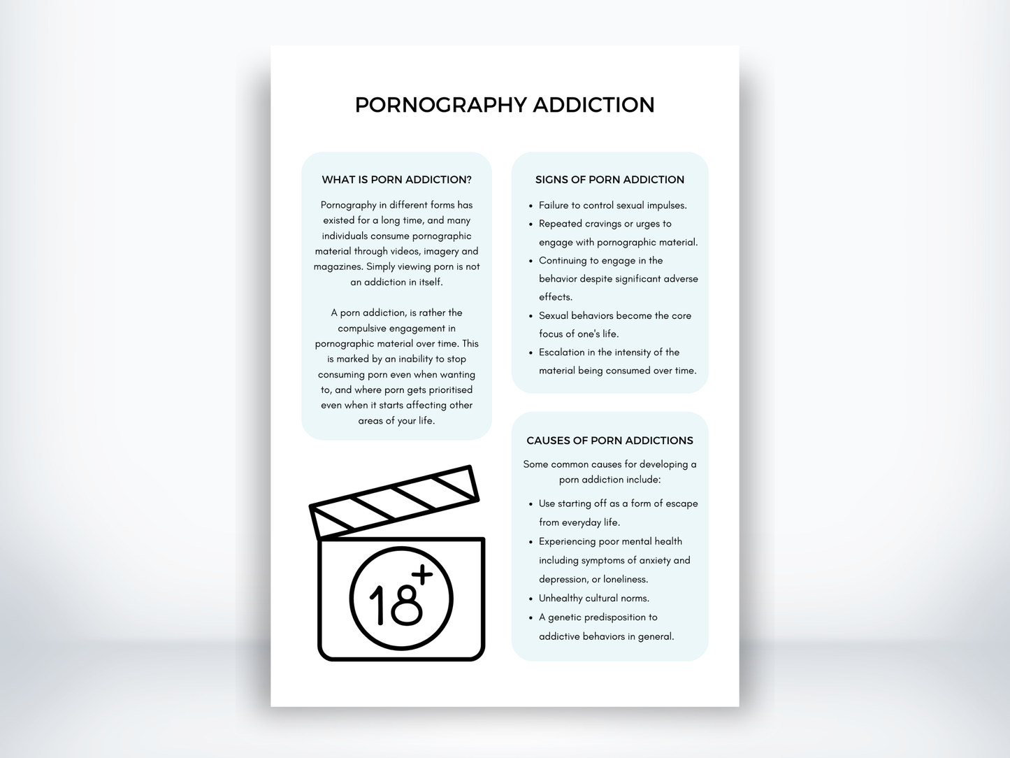 Pornography Addiction Handout PDF