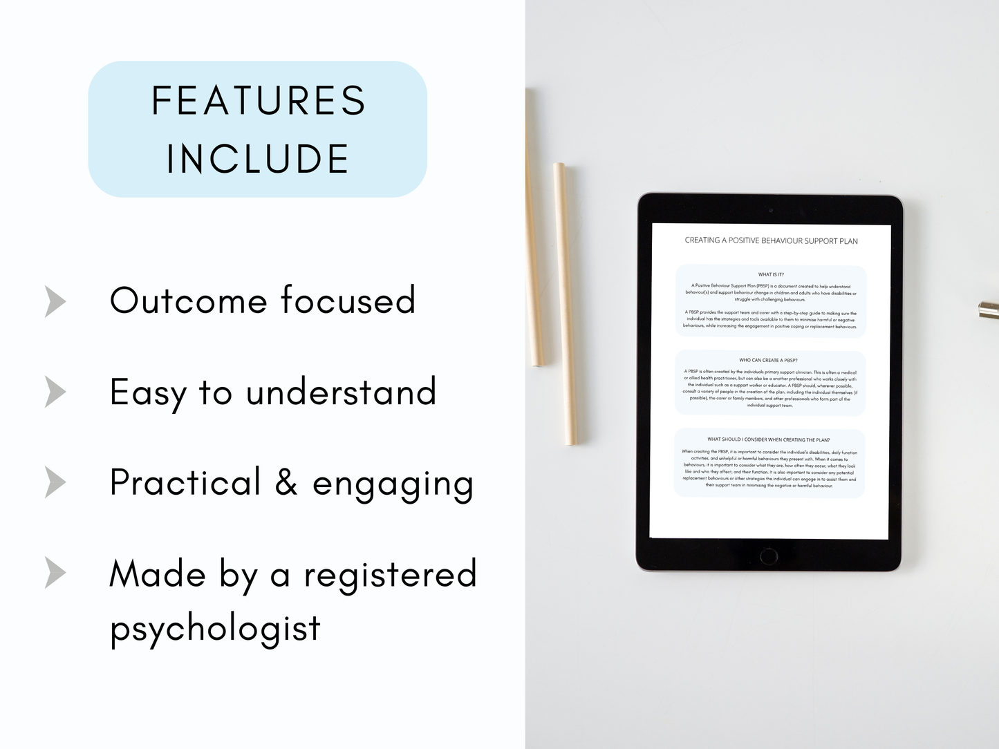 Positive Behaviour Support Plan (PBSP)