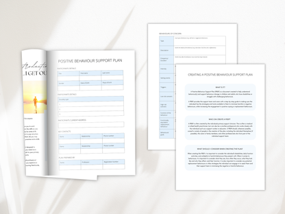 Positive Behaviour Support Plan (PBSP)