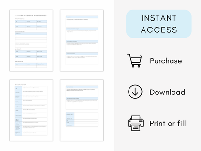 Positive Behaviour Support Plan (PBSP)