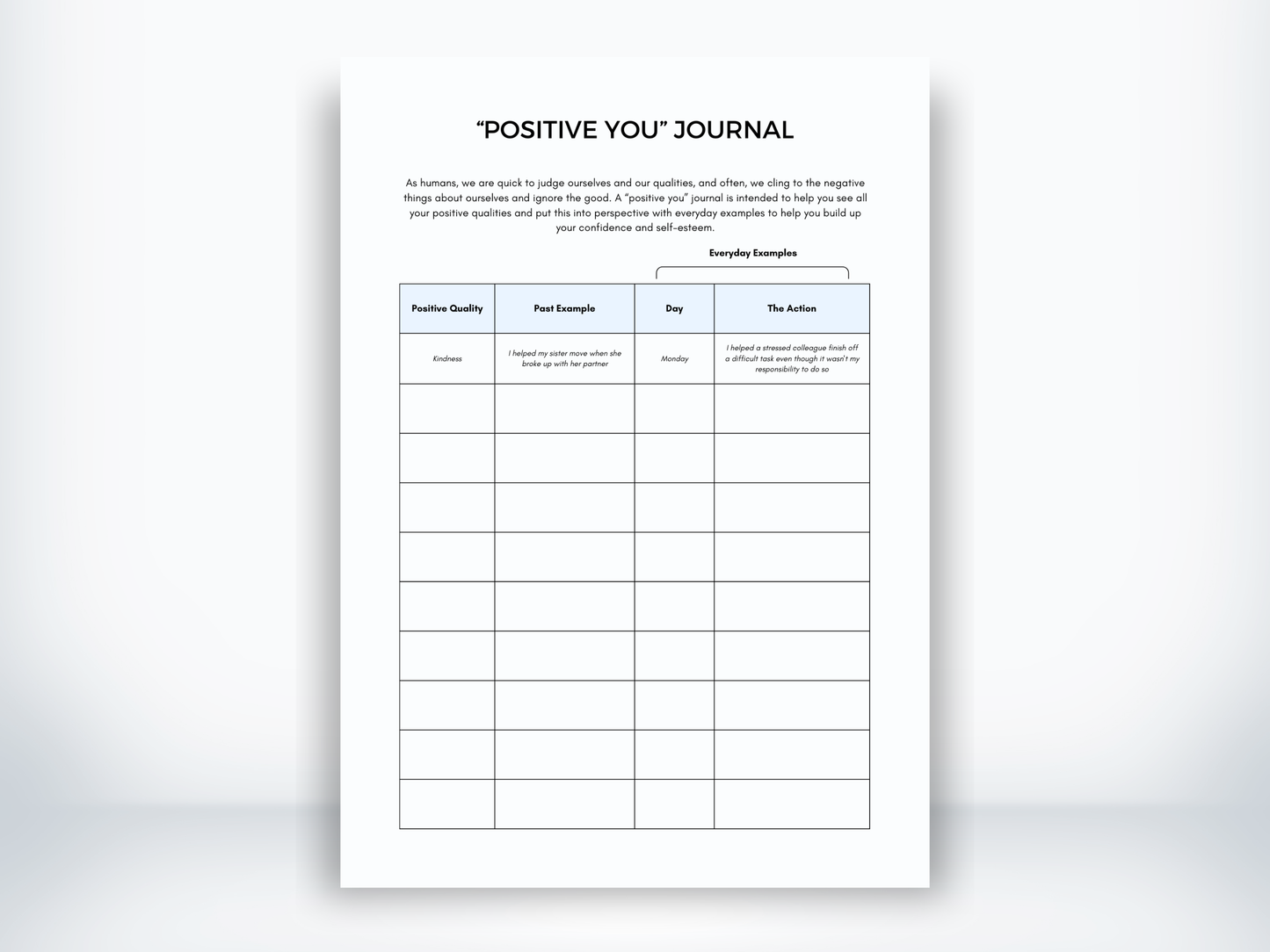 Positive You Journal
