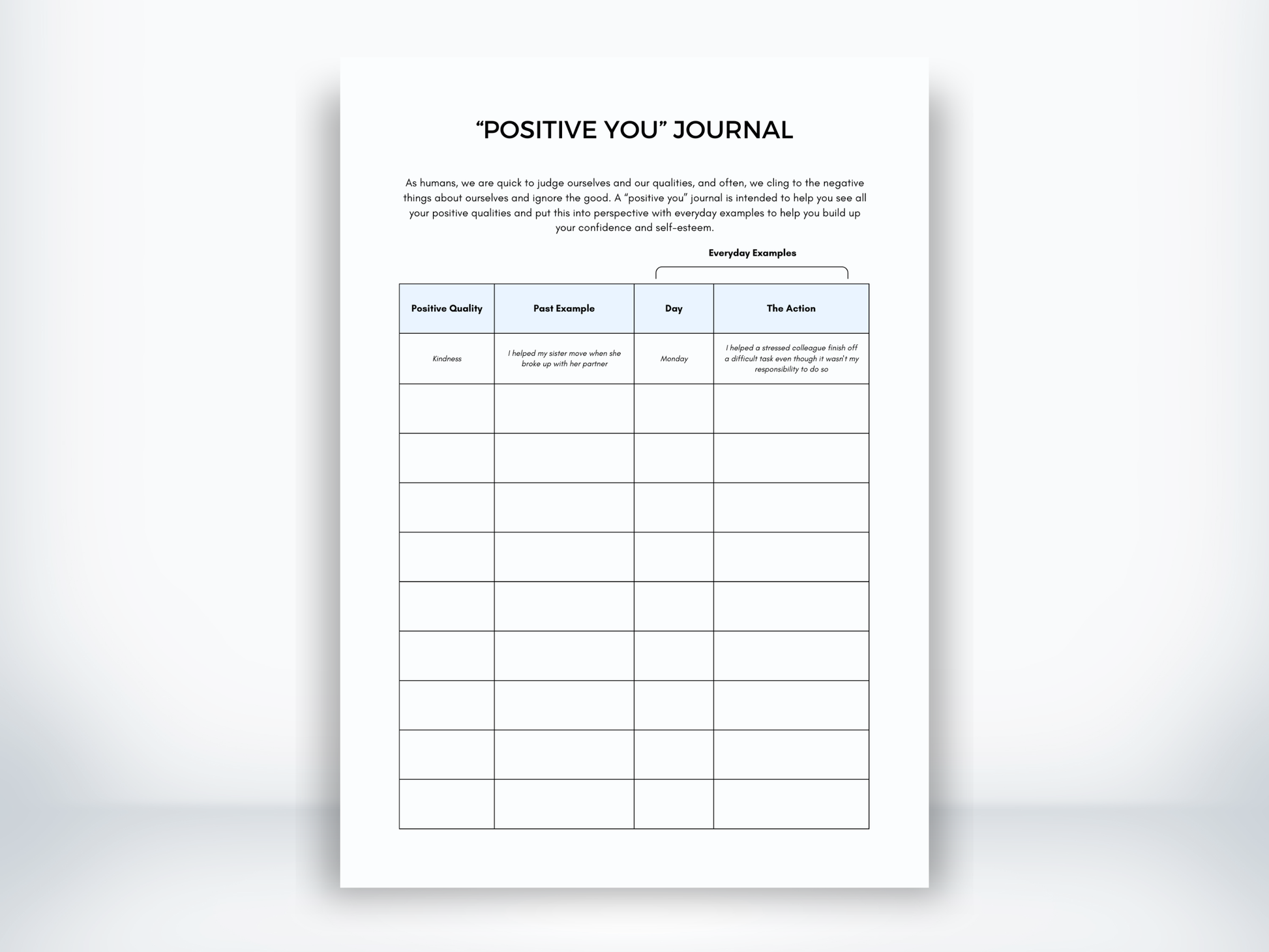 Positive You Journal