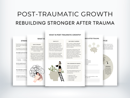 Post-Traumatic Growth Worksheets