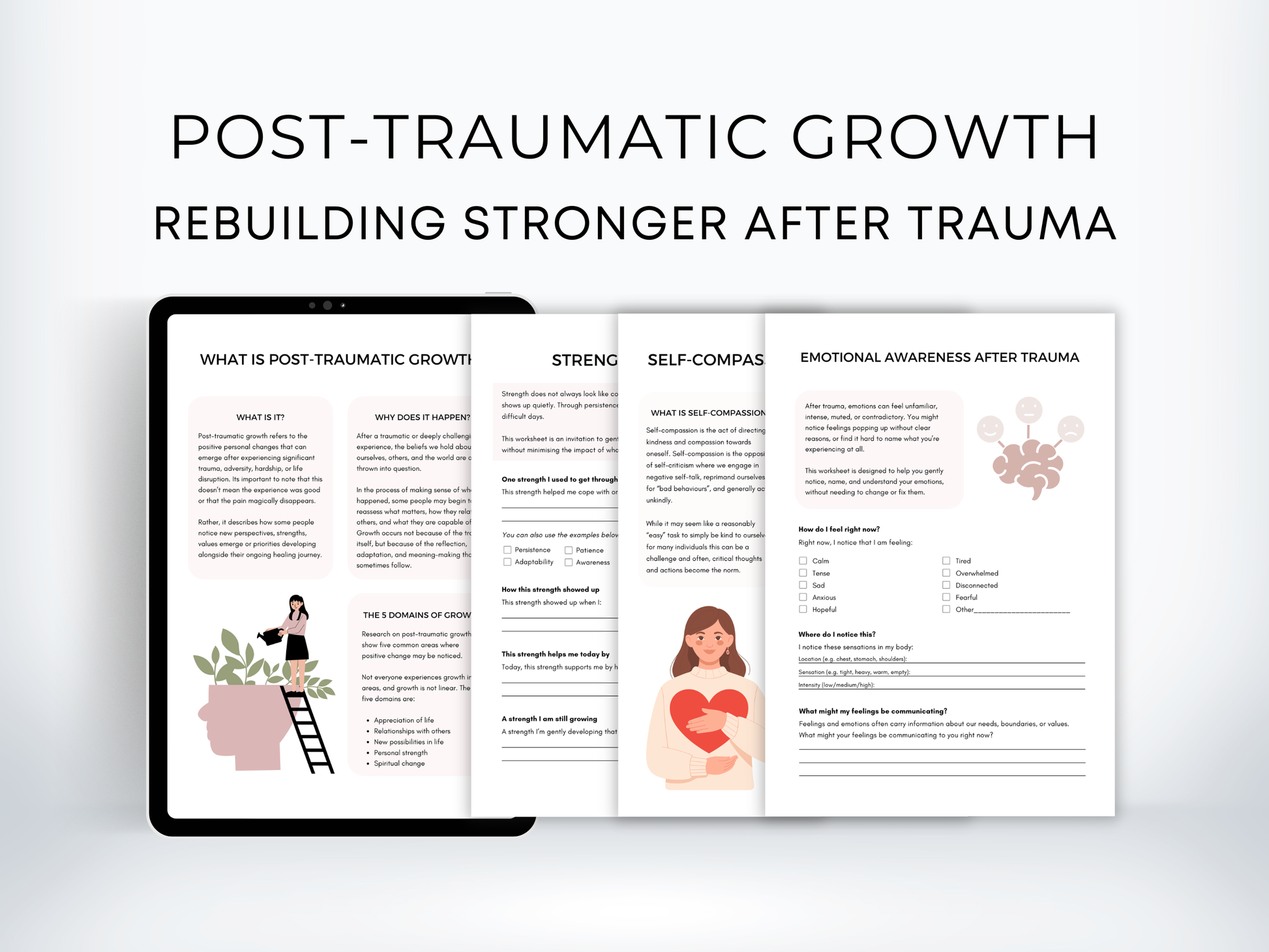 Post-Traumatic Growth Worksheets