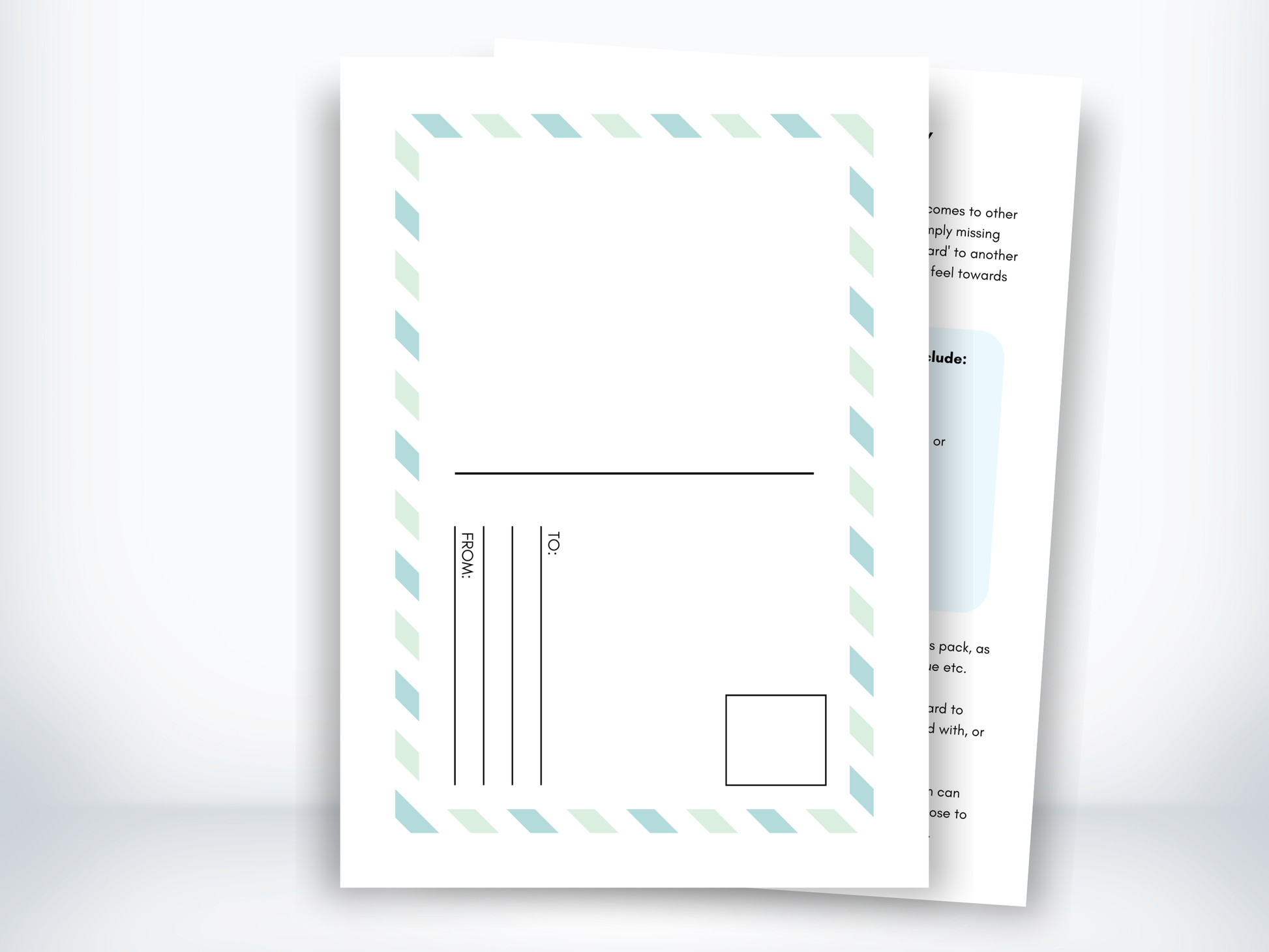 Postcard Activity Art Therapy PDF