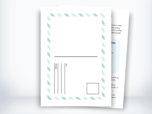 Postcard Activity Art Therapy PDF