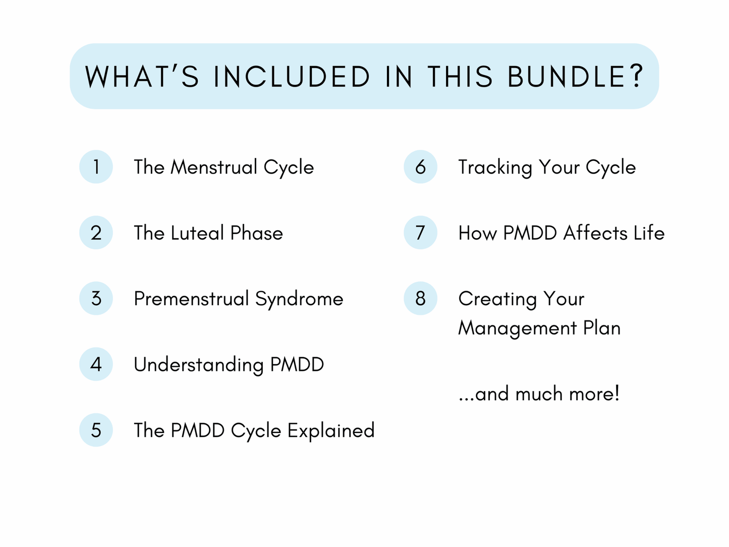 Premenstrual Dysphoric Disorder (PMDD) Worksheets - My Thriving Mind