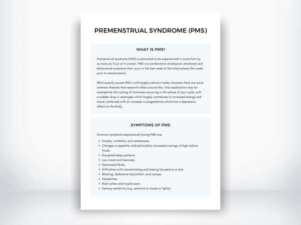 Premenstrual Syndrome (PMS) PDF