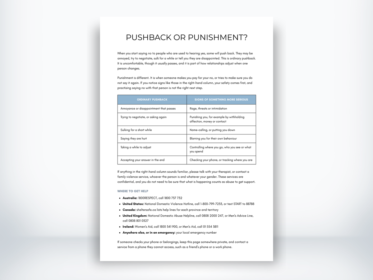 Pushback or Punishment PDF