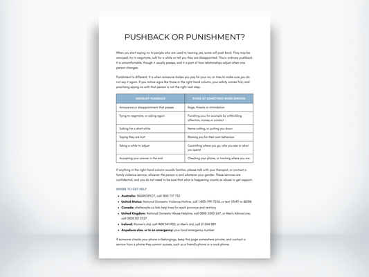 Pushback or Punishment PDF