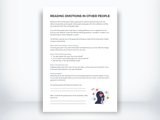 Reading Emotions in Other People PDF