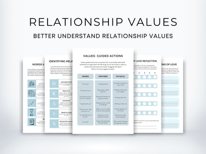 Relationship Values Worksheets PDF