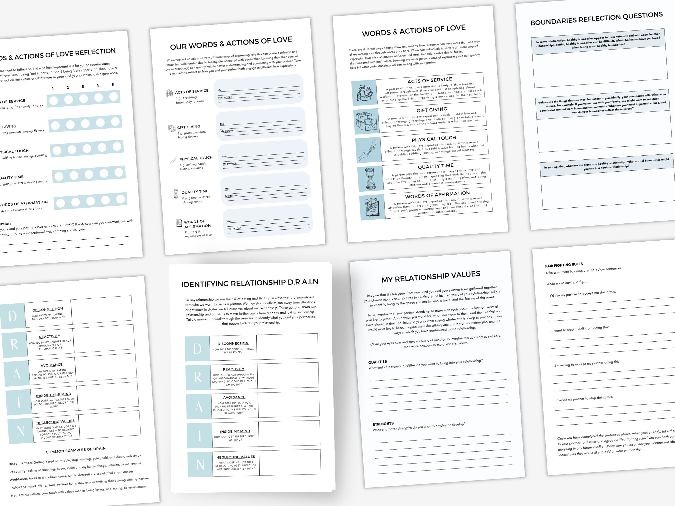 Relationships Values Exploration Worksheet.pdf Relationship Values Worksheets for Couples Therapy | My Thriving Mind