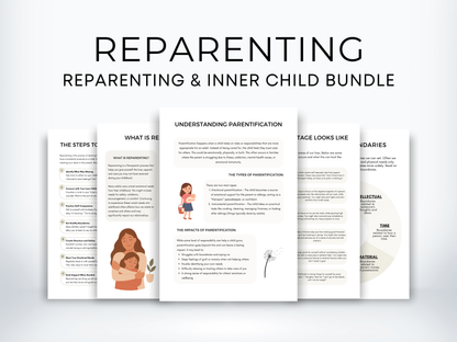Reparenting and Inner Child Worksheets
