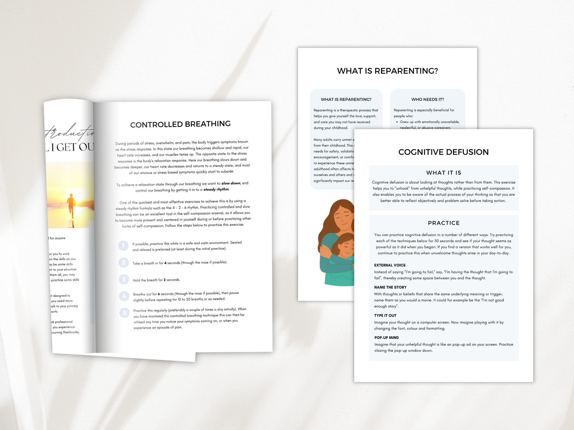 Reparenting and Inner Child Worksheets