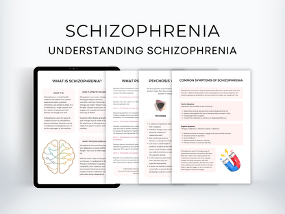 Understanding Schizophrenia & Psychosis Worksheets