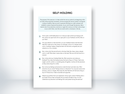 Self-Holding Exercise PDF