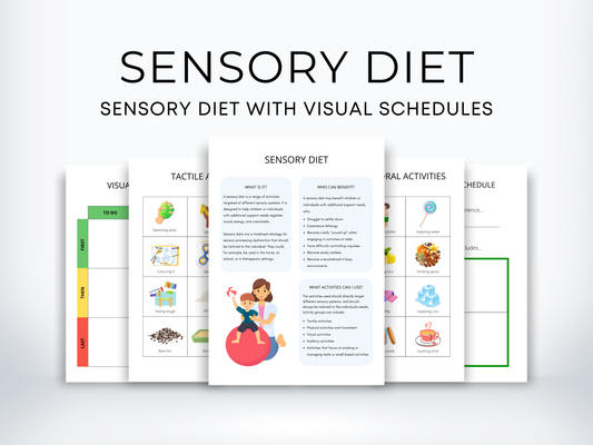 Sensory Diet Therapy Worksheets