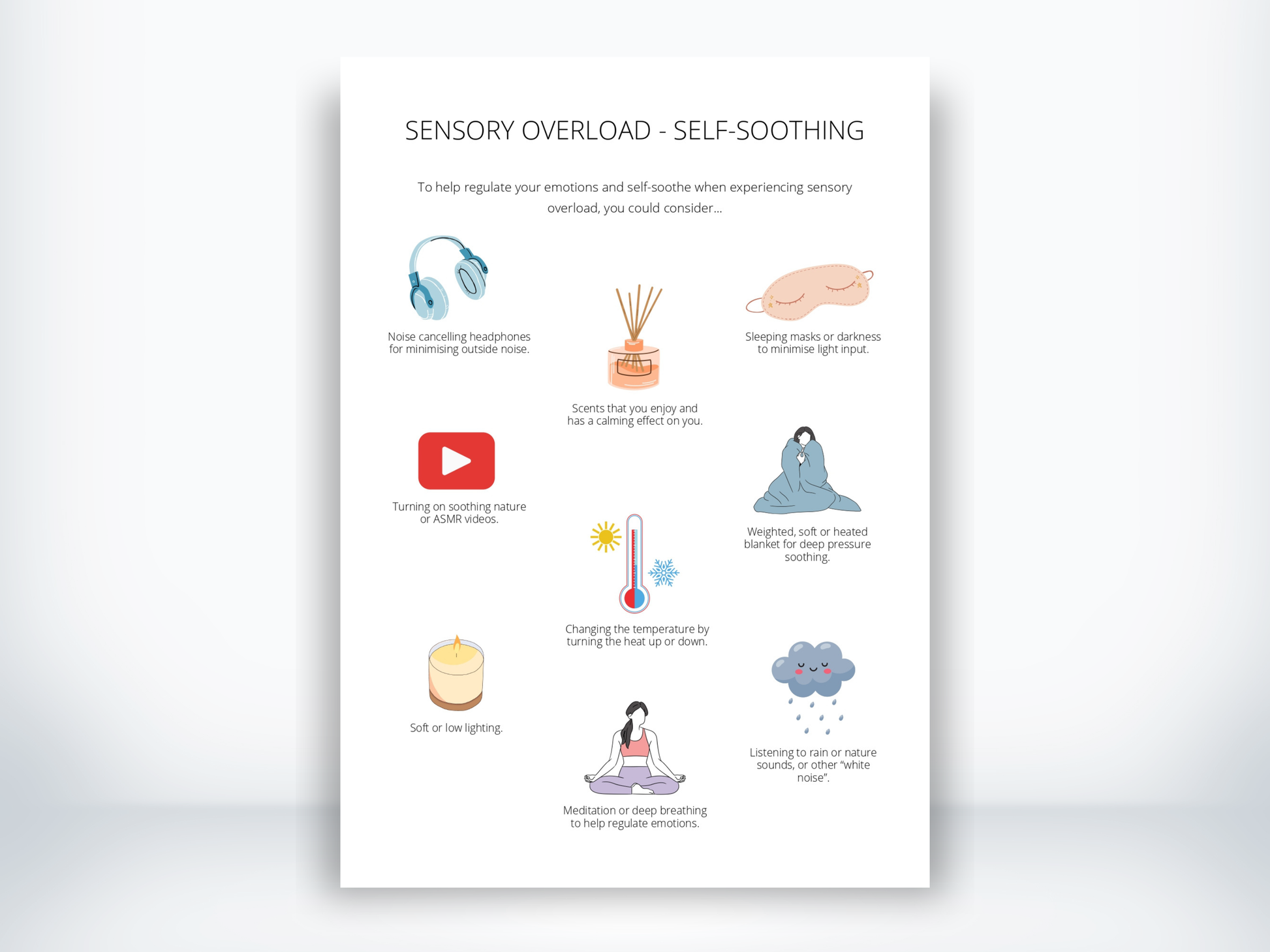 Sensory Overload Handout PDF