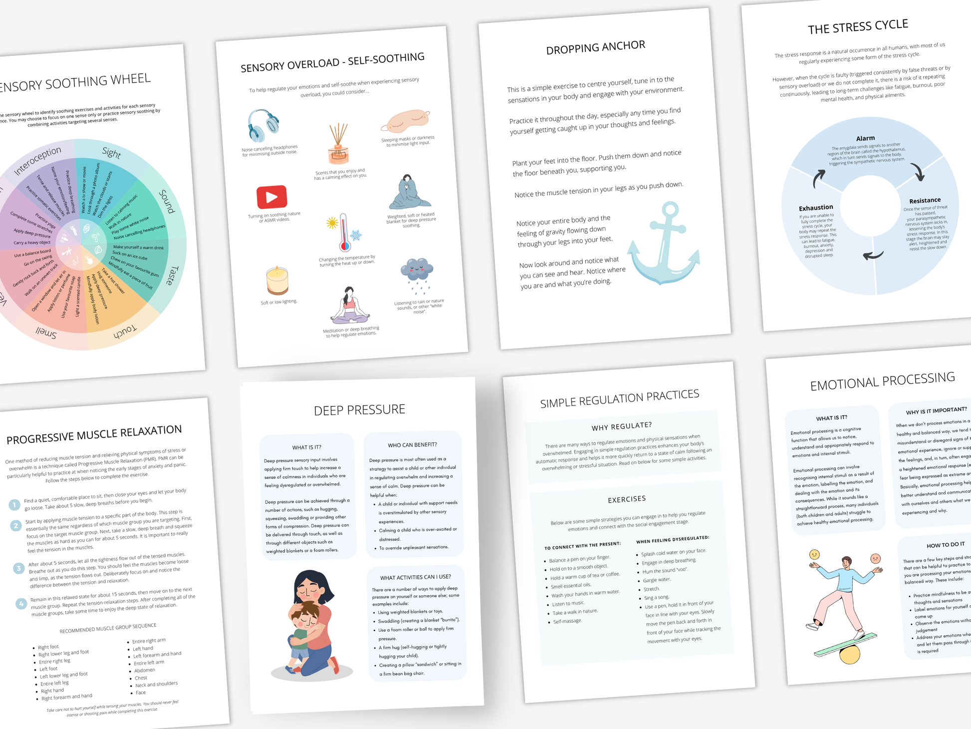 Sensory Soothing Worksheets PDF