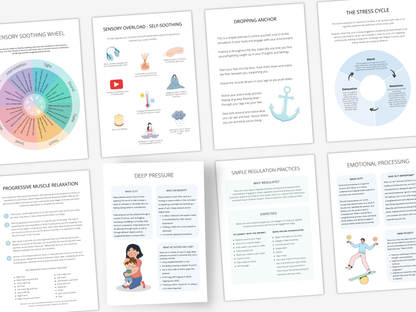 Sensory Soothing Worksheets PDF