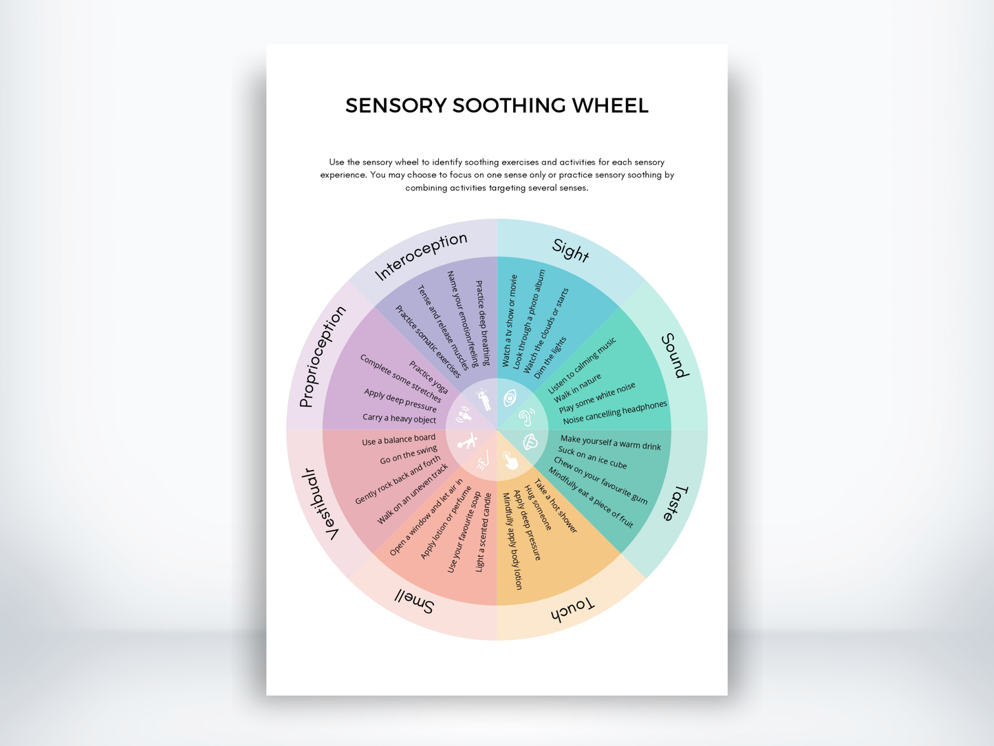Sensory Soothing Wheel PDF
