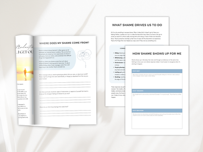 Shame Vs Guilt Worksheets Bundle