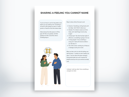 Sharing a Feeling You Cannot Name PDF