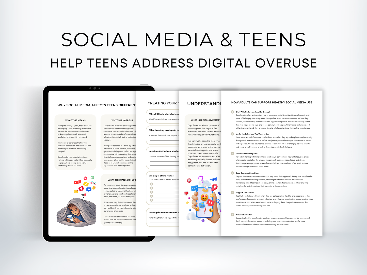 Social Media & Teens Worksheets