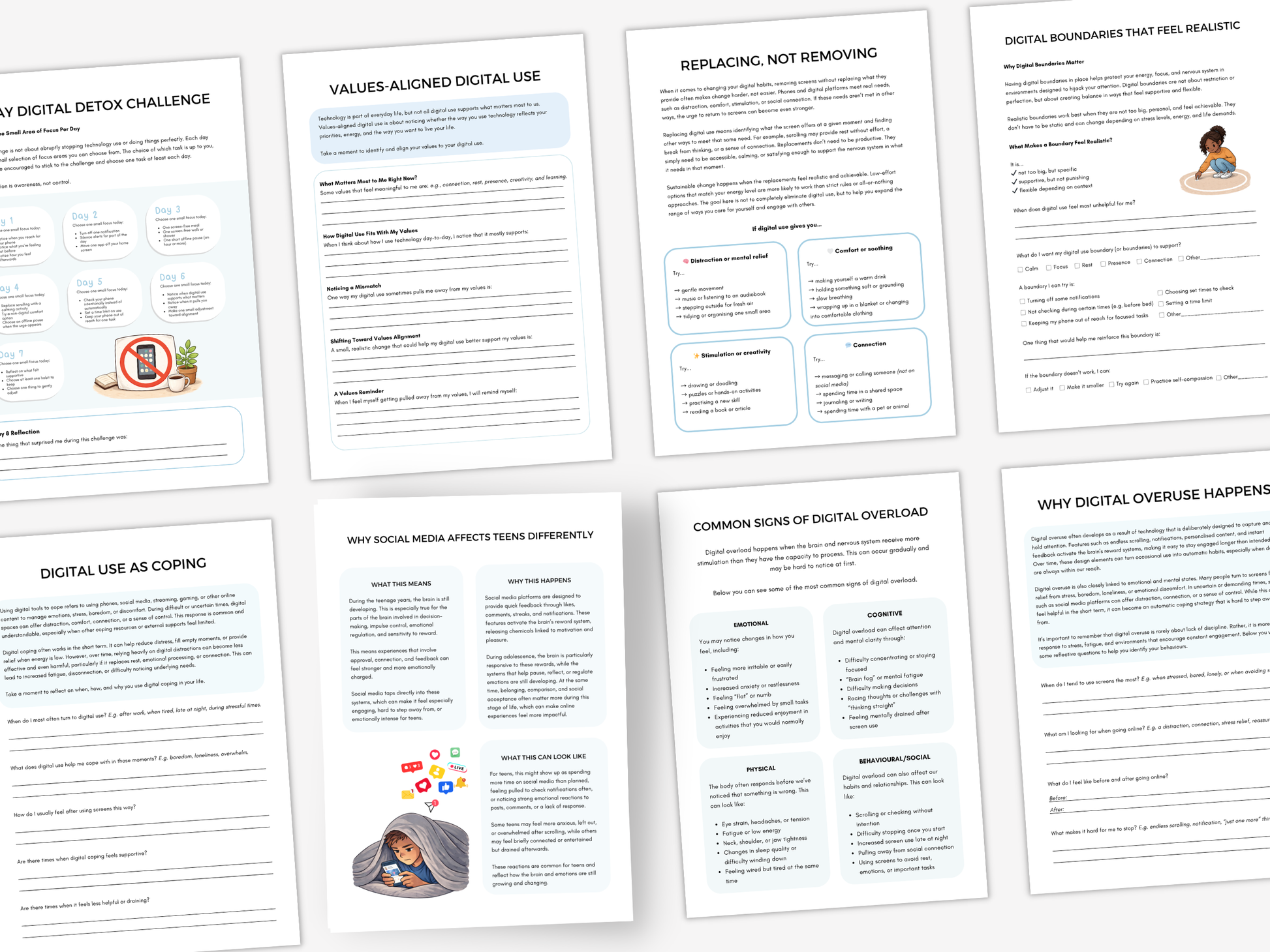Social Media & Teens Worksheets