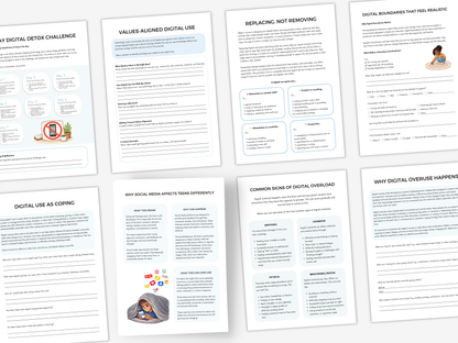 Social Media & Teens Worksheets