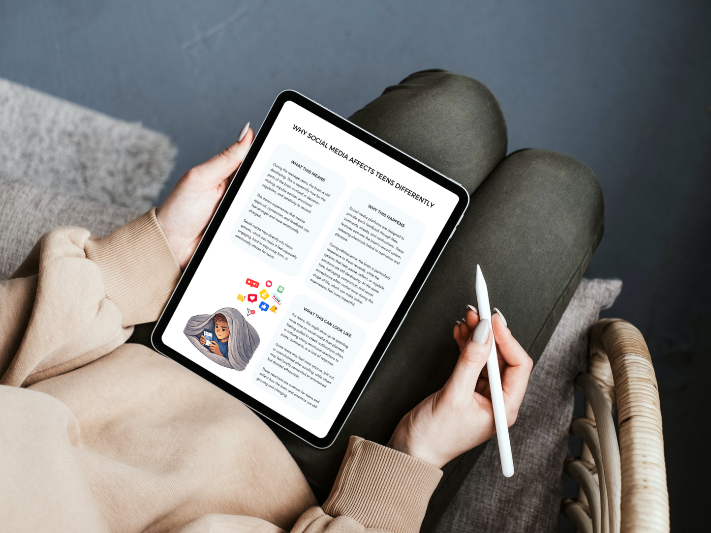 Social Media & Teens Worksheets