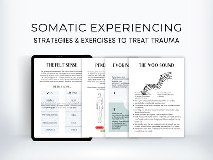 Somatic Experiencing Worksheets PDF