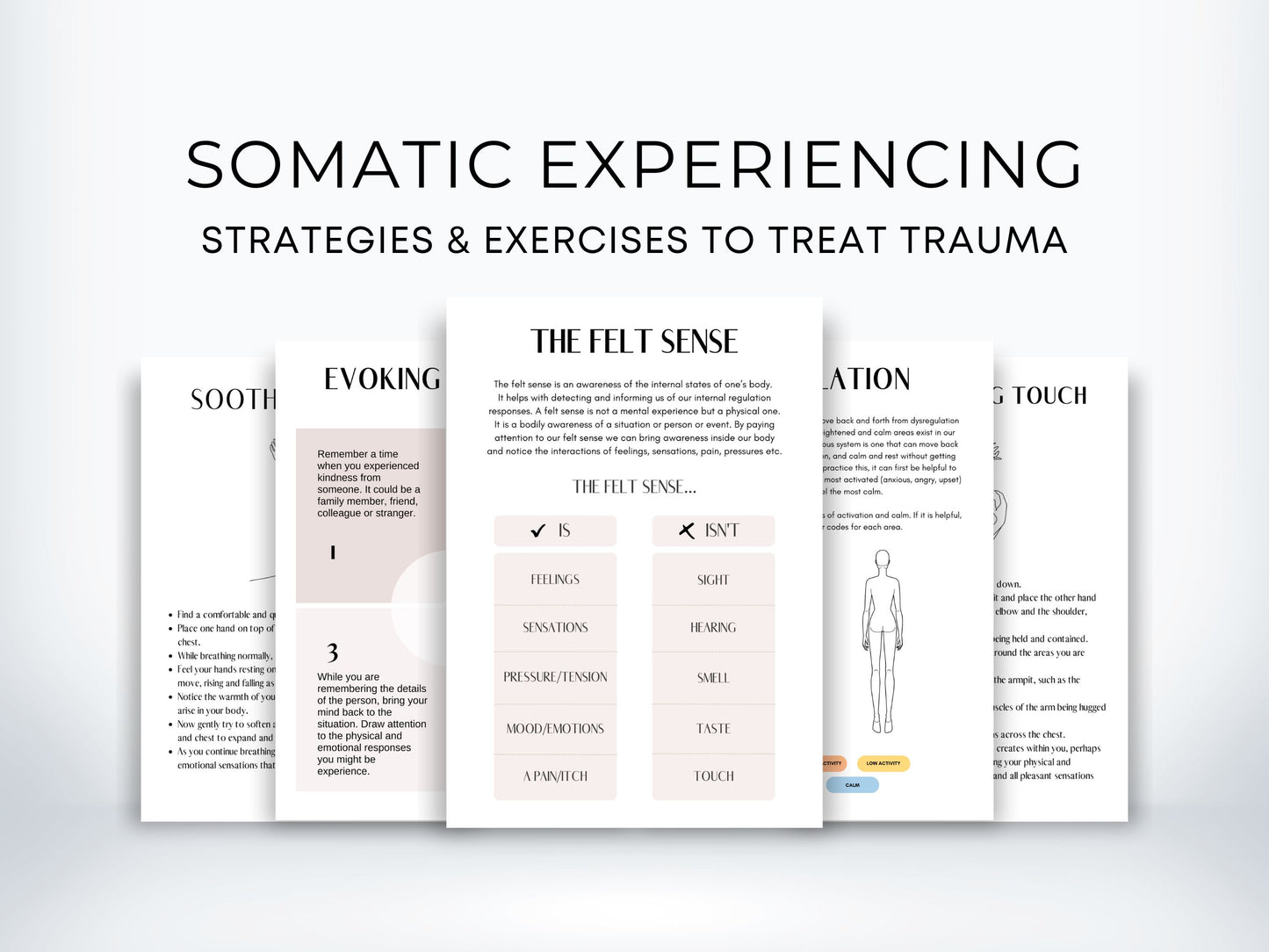 Somatic Experiencing Worksheets PDF