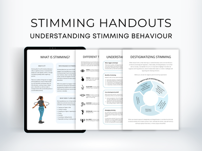 Stimming Psychoeducation Worksheets