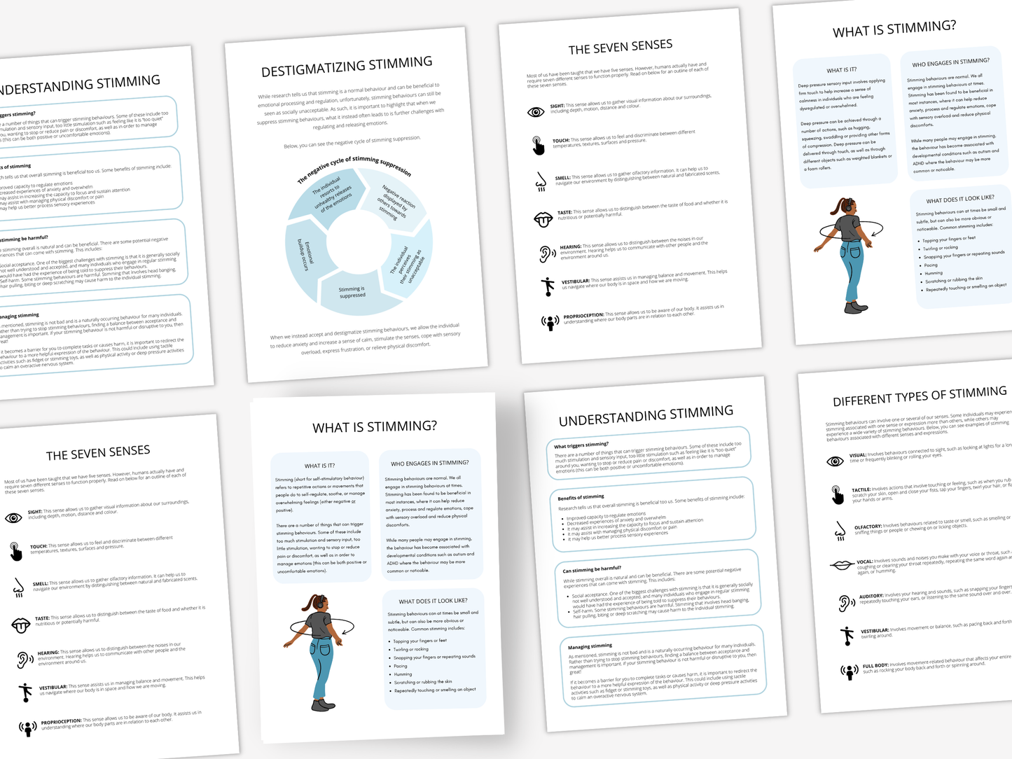 Stimming Psychoeducation Worksheets