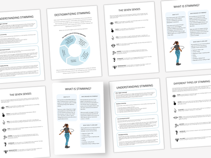 Stimming Psychoeducation Worksheets